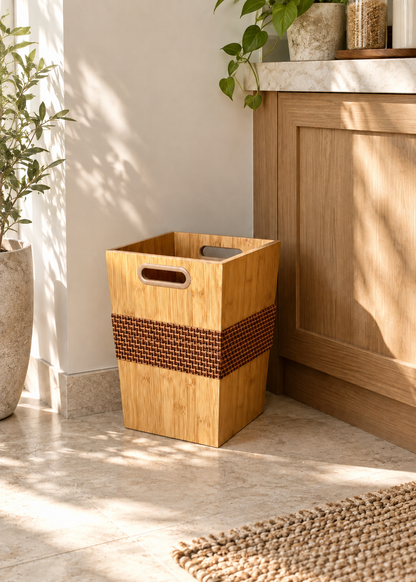Oakley Wooden Dustbin
