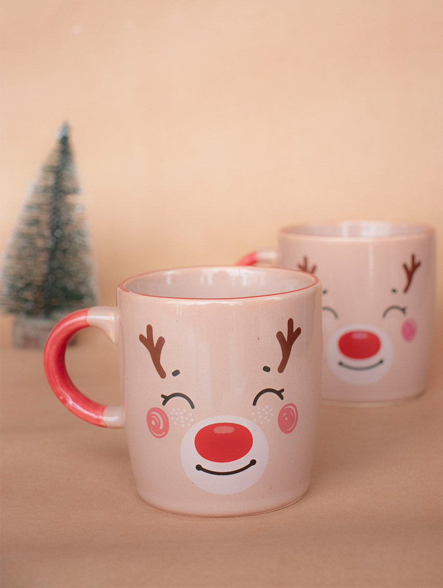 Reindeer Mug - Set of 2