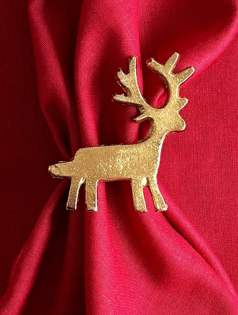 Napkin Ring - Reindeer (Set of 4)