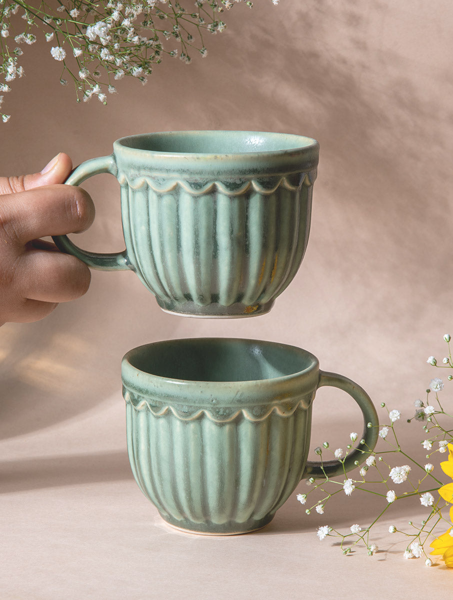 Savannah Mug - Green (Set of 2)