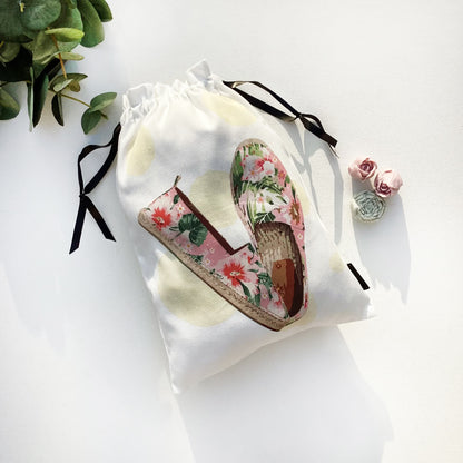 Womens Shoe Bag (Floral Splash) - Pack of 3