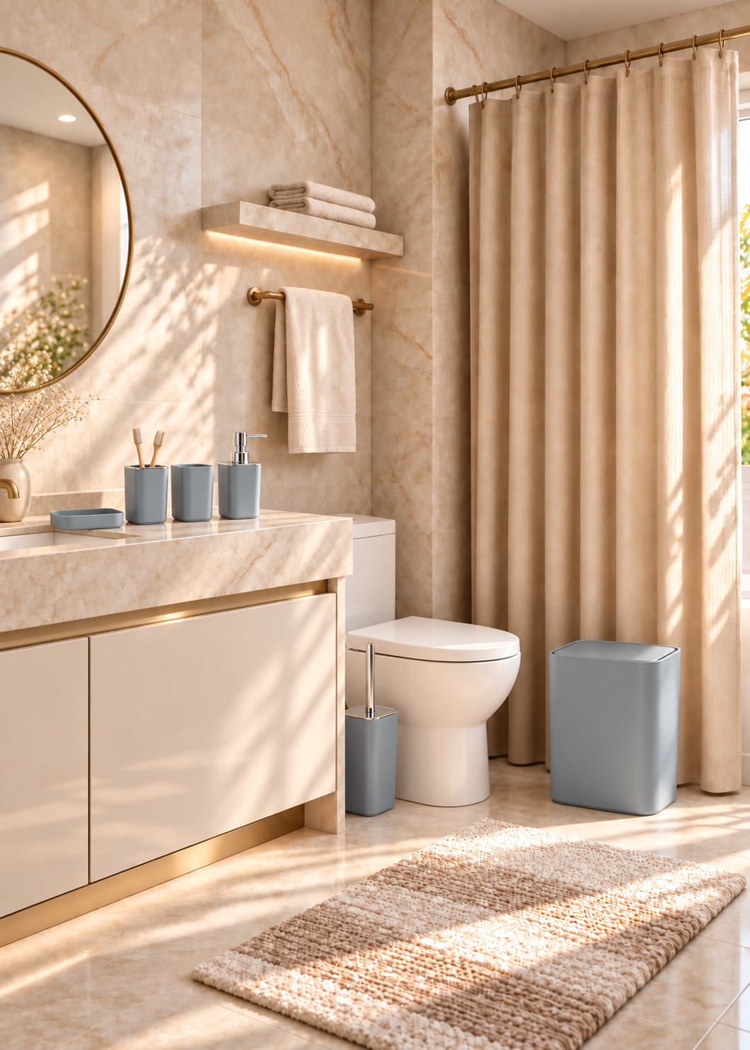 Azure Bathroom Set