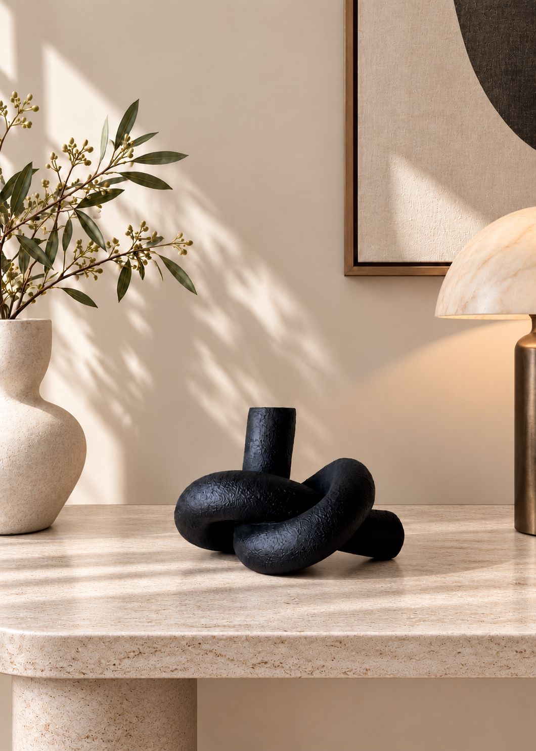 Arden Black Knot Accent