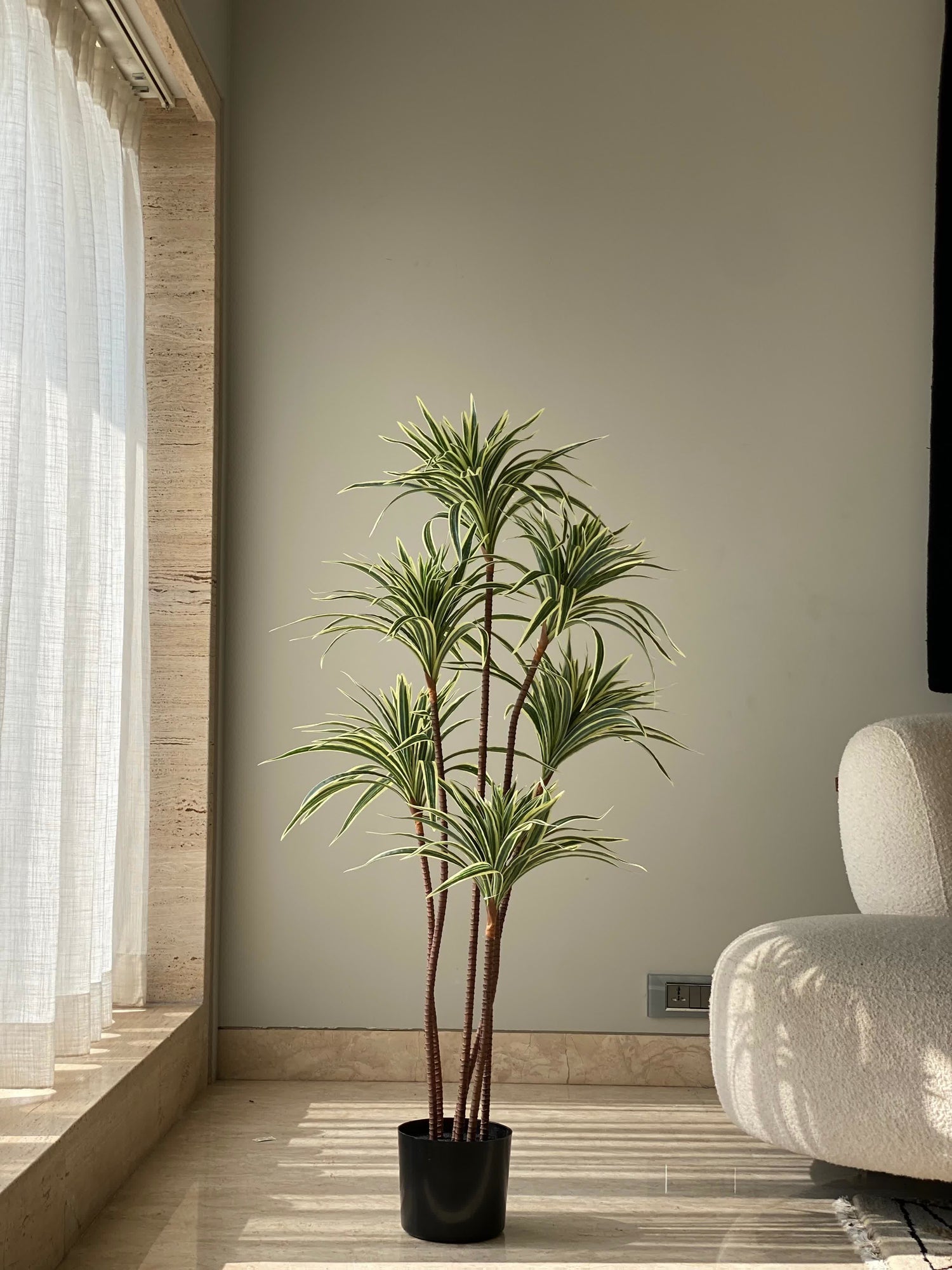 Artificial Spider Palm Tree (4 Feet)