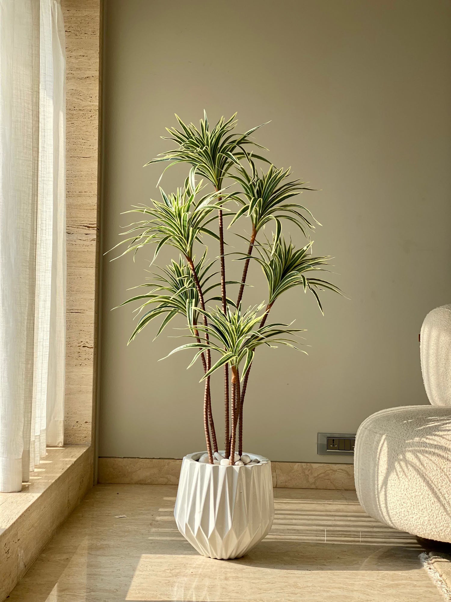 Artificial Spider Palm Tree (4 Feet)