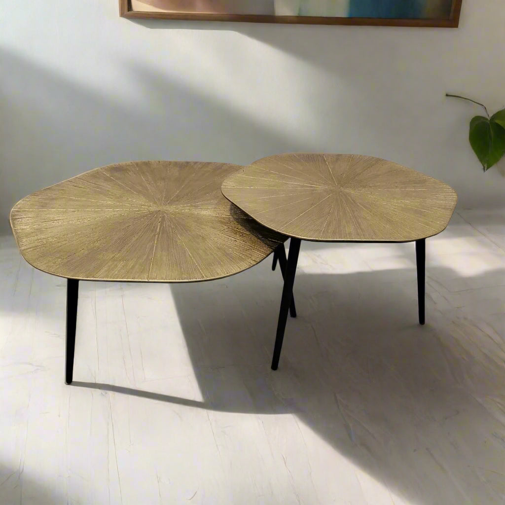 Scallop Nesting Tables - Set of 2