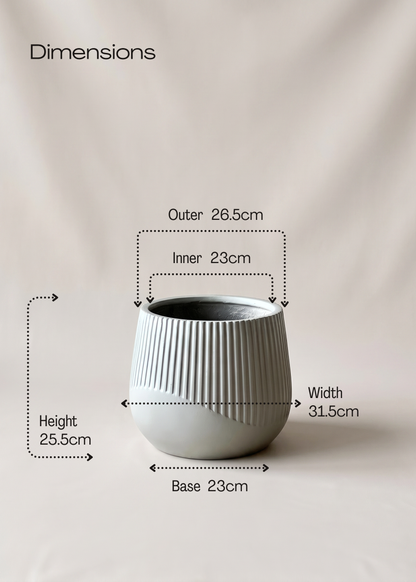 Cassan Planters - Light Grey
