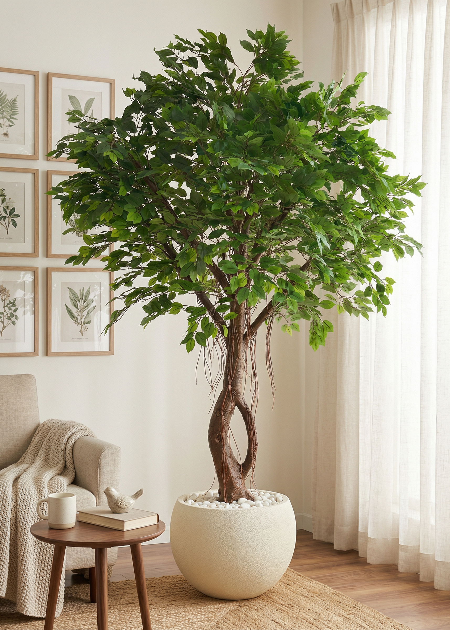 Artificial Grandiose Ficus Plant - 8 Feet