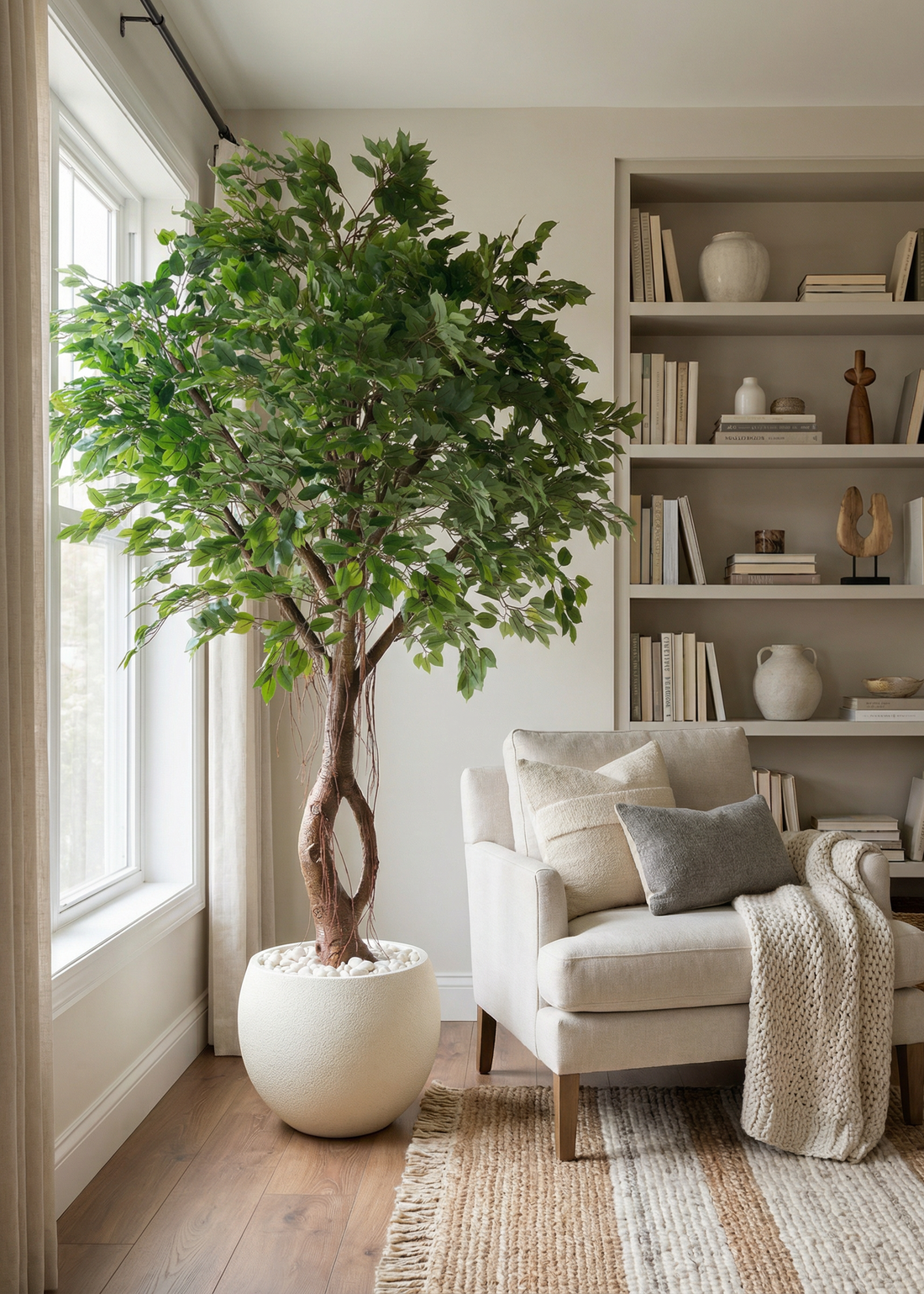 Artificial Grandiose Ficus Plant - 8 Feet