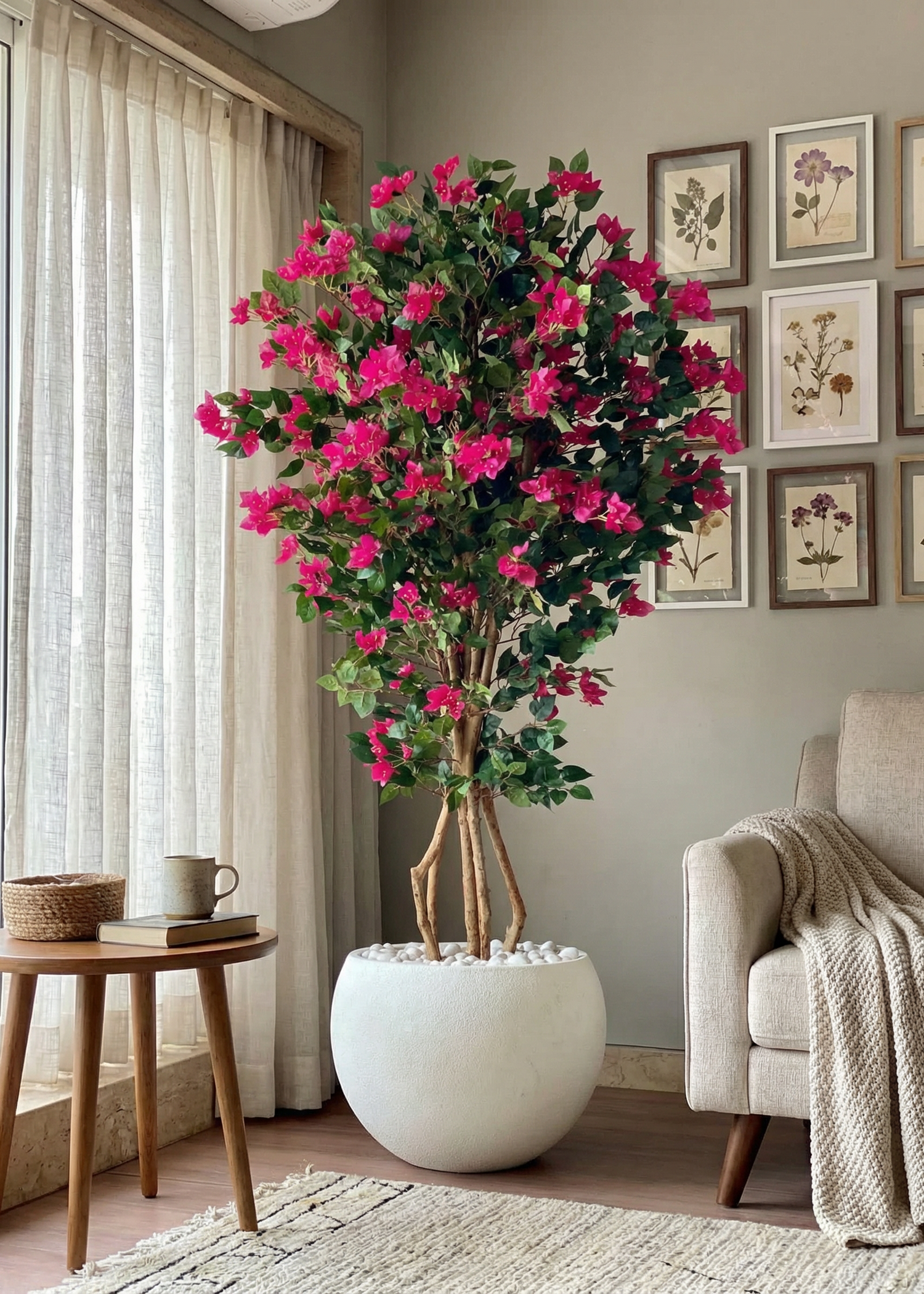 Artificial Bougainvillea Plant - 6 Feet