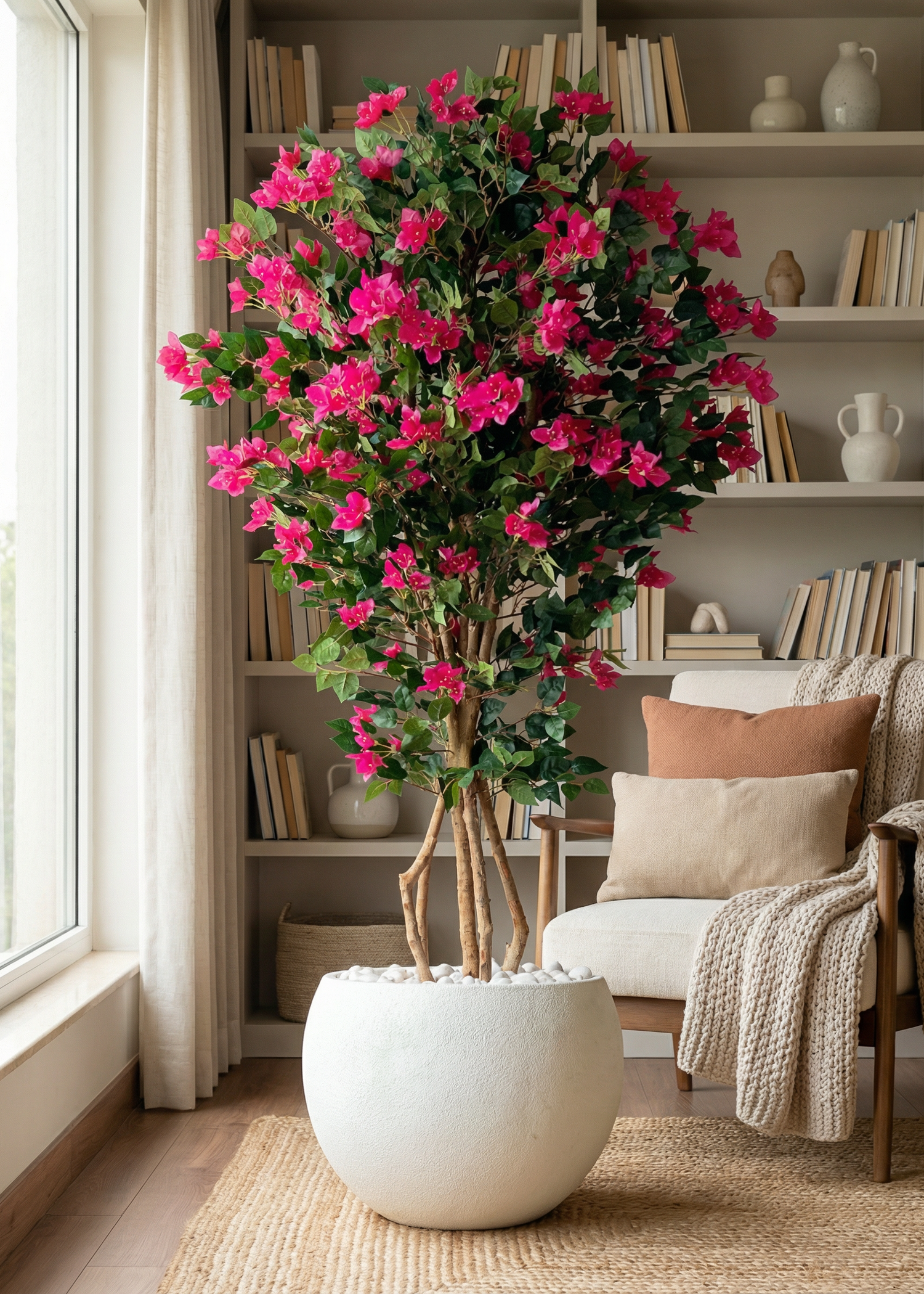 Artificial Bougainvillea Plant - 6 Feet