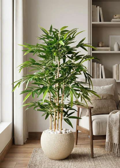 Artificial Bamboo Bliss Plant - 4 Feet