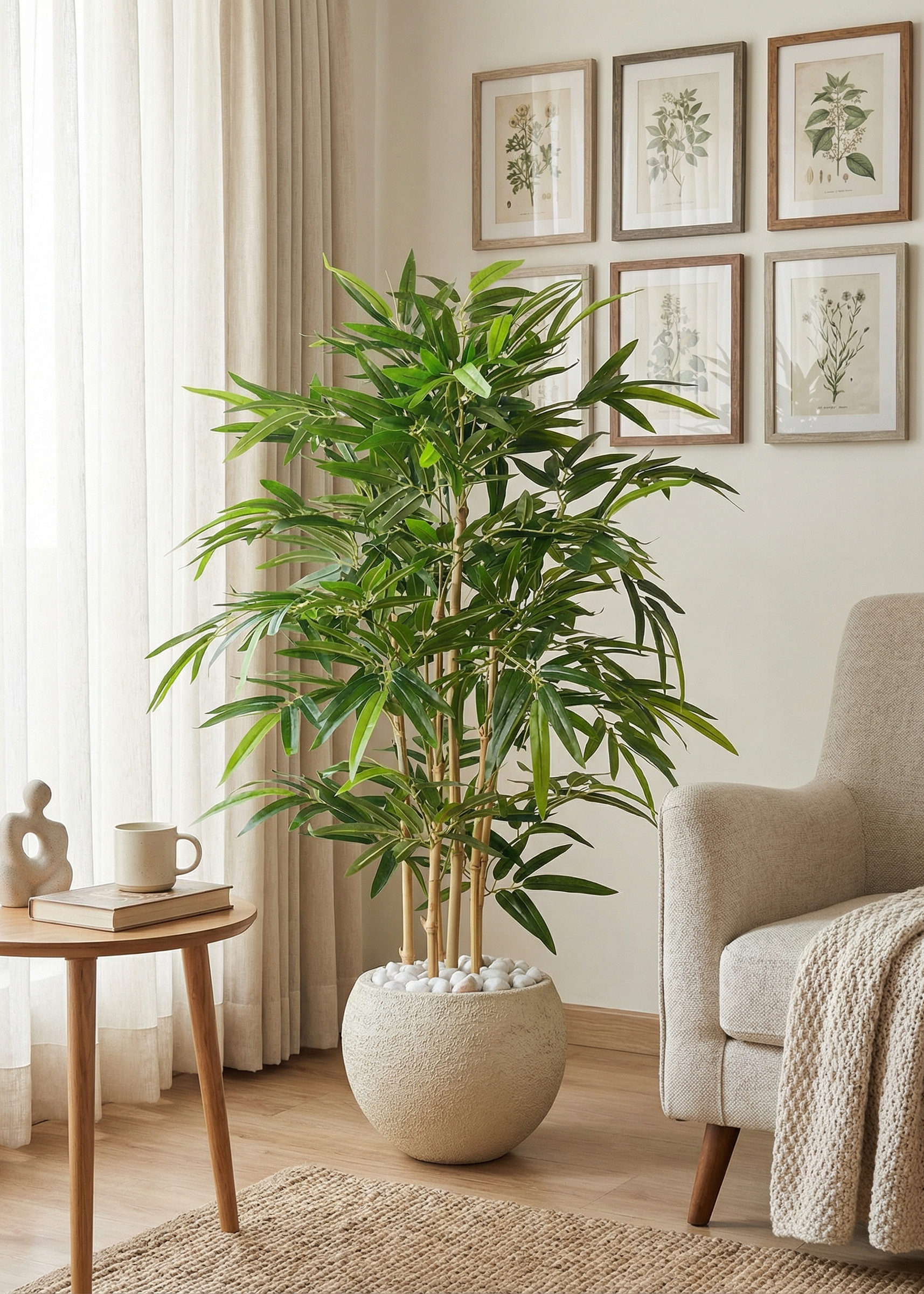 Artificial Bamboo Bliss Plant - 4 Feet