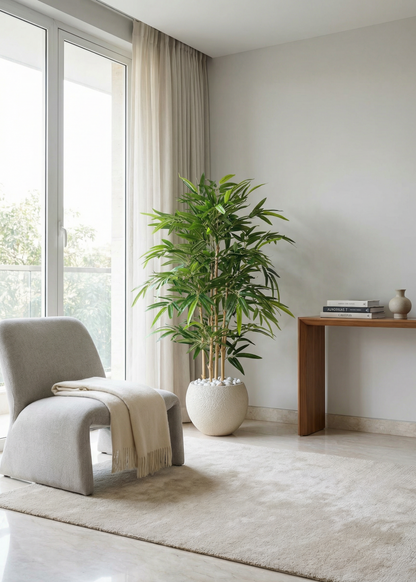Artificial Bamboo Bliss Plant - 4 Feet
