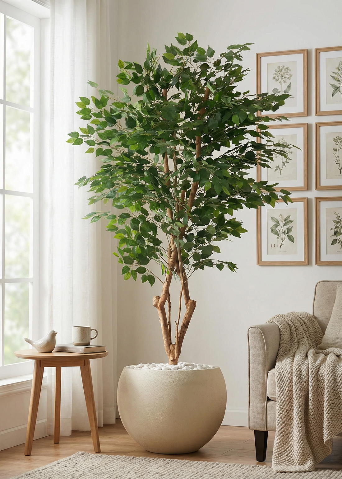 Artificial Grove Ficus Plant - 7 Feet