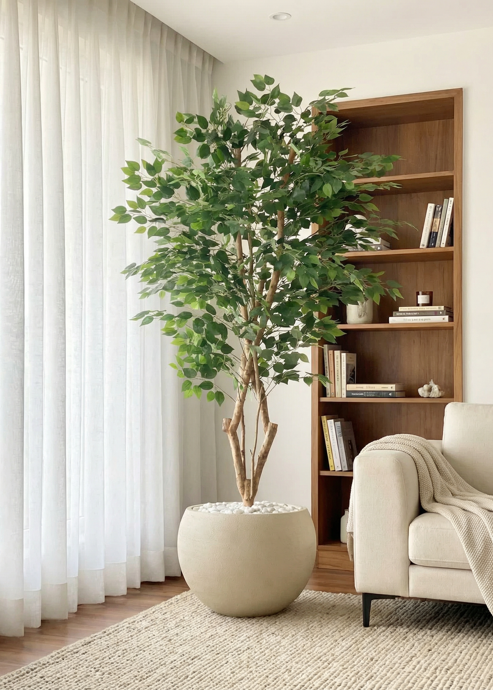 Artificial Grove Ficus Plant - 7 Feet