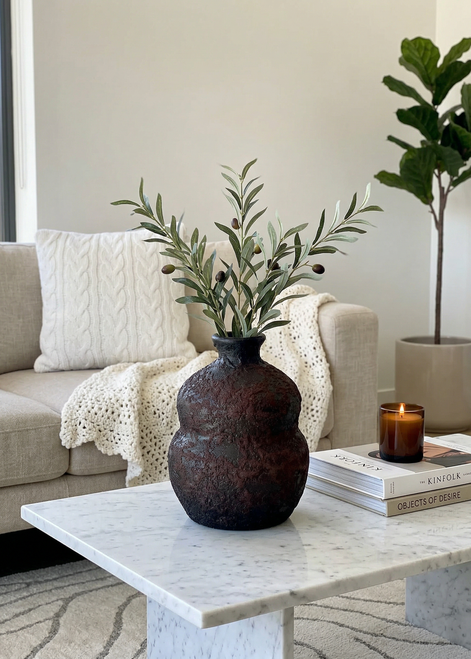 Mudstone Rustic Terracotta Vase -  Medium