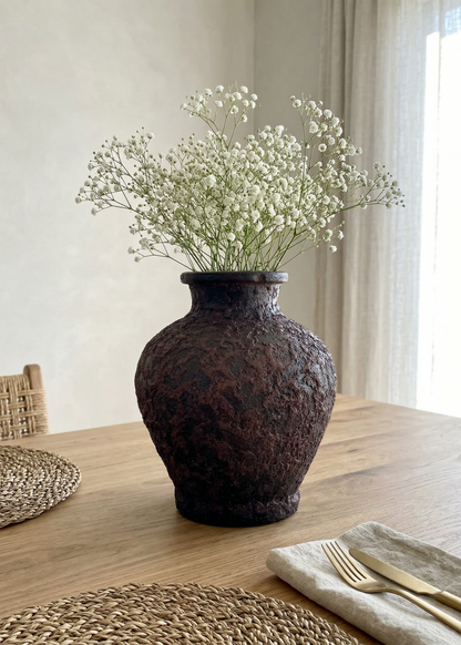 Mudstone Rustic Terracotta Vase -  Large