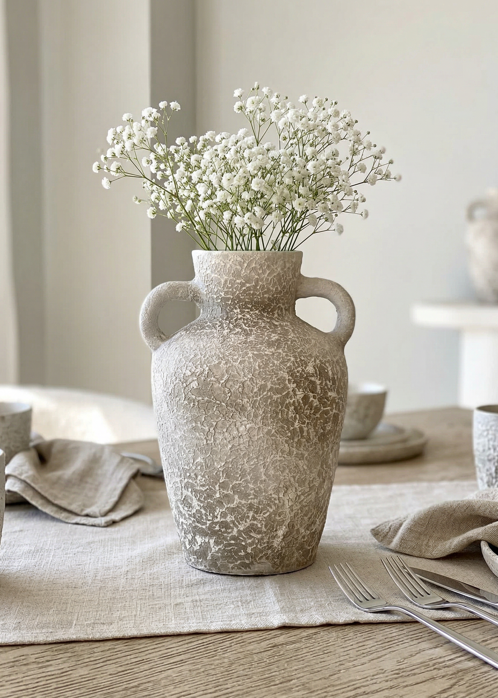 Cera Rustic Terracotta Vase - Large
