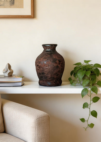 Mudstone Rustic Terracotta Vase -  Small
