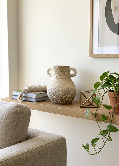 Cera Rustic Terracotta Vase - Small