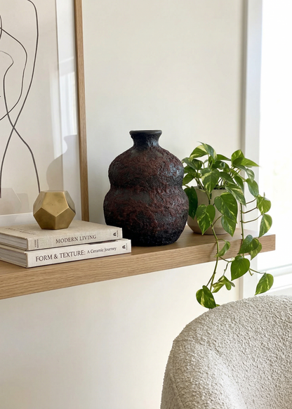 Mudstone Rustic Terracotta Vase -  Medium