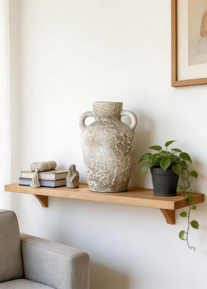 Cera Rustic Terracotta Vase - Large