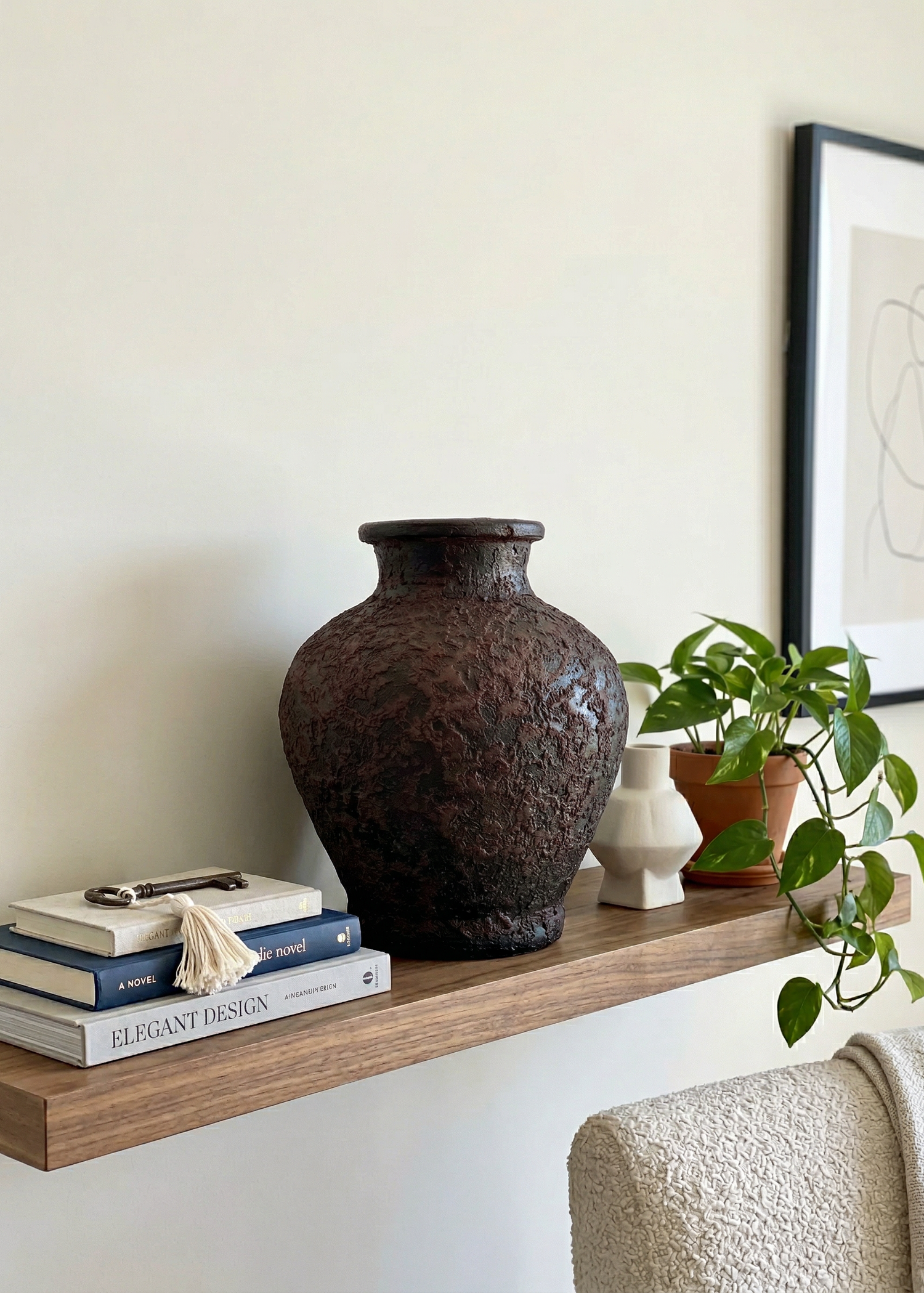 Mudstone Rustic Terracotta Vase -  Large