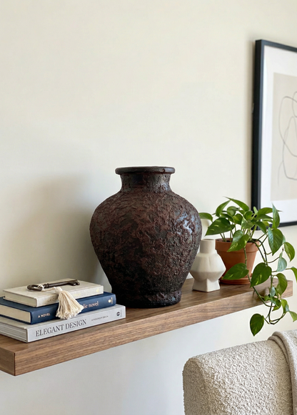 Mudstone Rustic Terracotta Vase -  Large