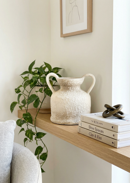 Cera Rustic Terracotta Vase - Medium