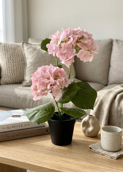 Artificial Botanic Hydrangea Plant - Pink