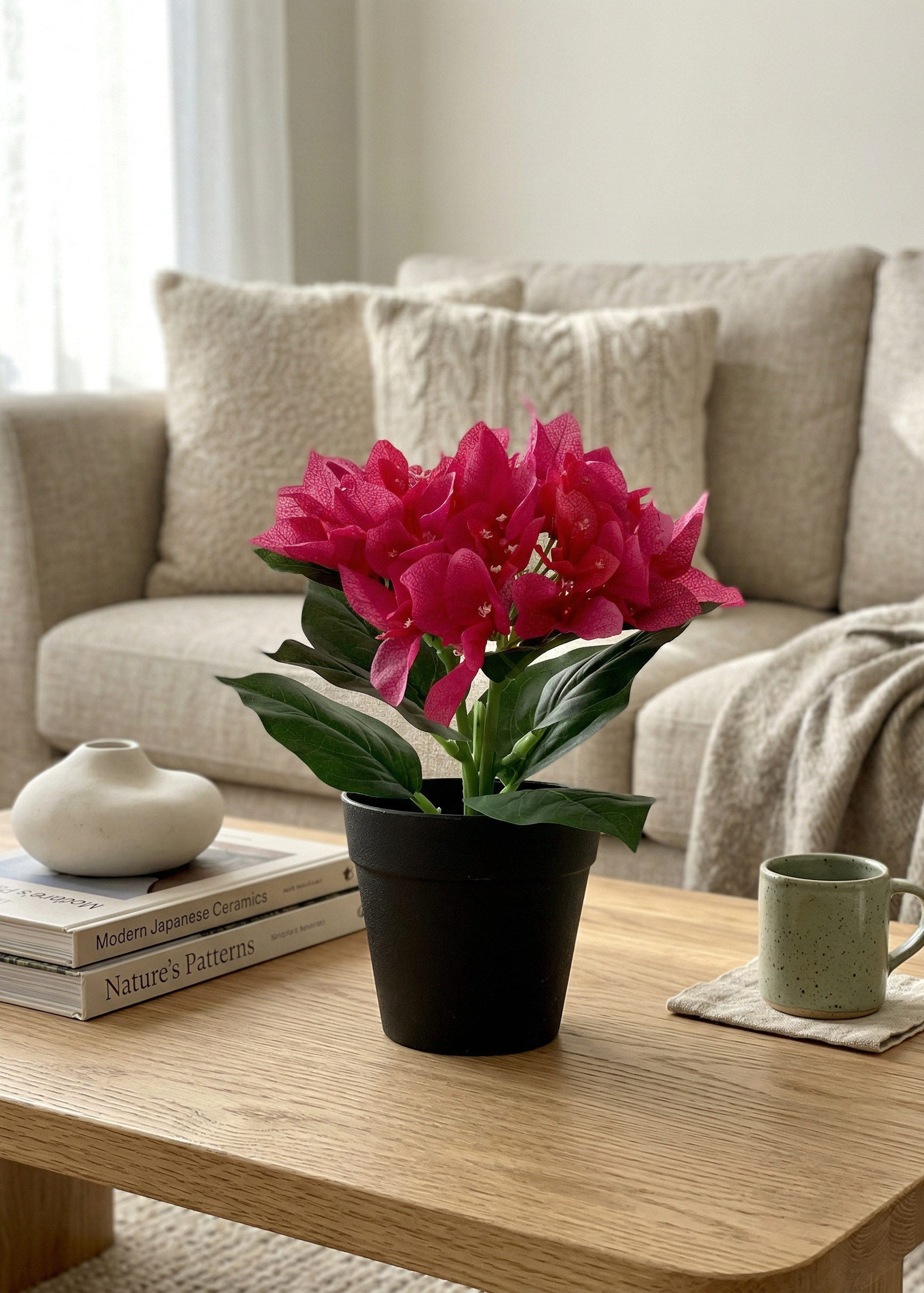 Artificial Pink Bougainvillea Plant