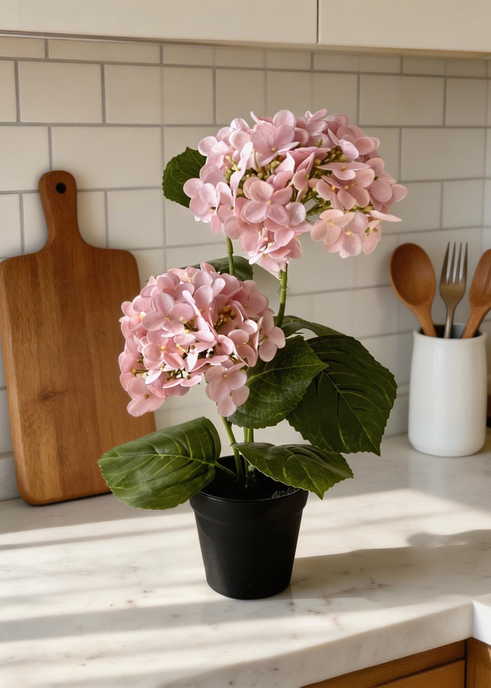 Artificial Botanic Hydrangea Plant - Pink