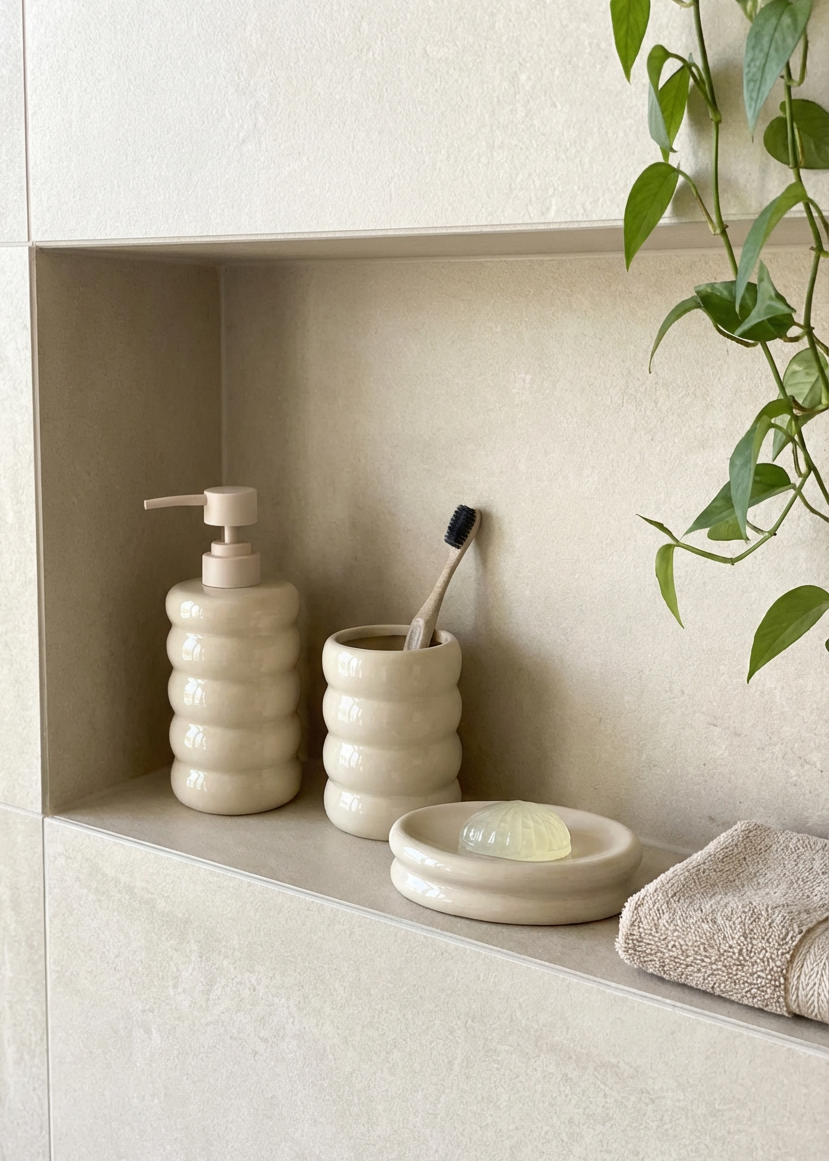 Arc Bathroom Set – (Set of 3)