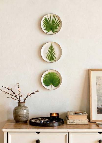 Botanic Wall Plates (Set of 3)