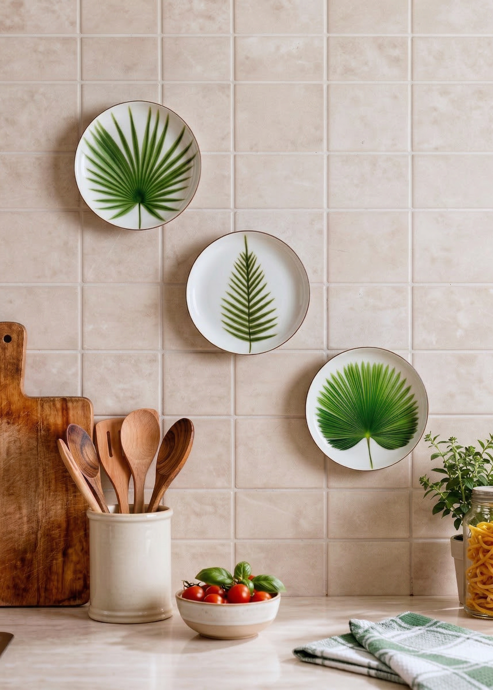 Botanic Wall Plates (Set of 3)