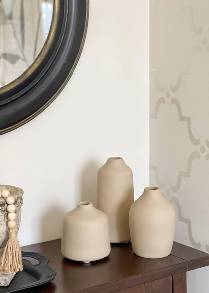 Elma Glass Vase - (Set of 3)