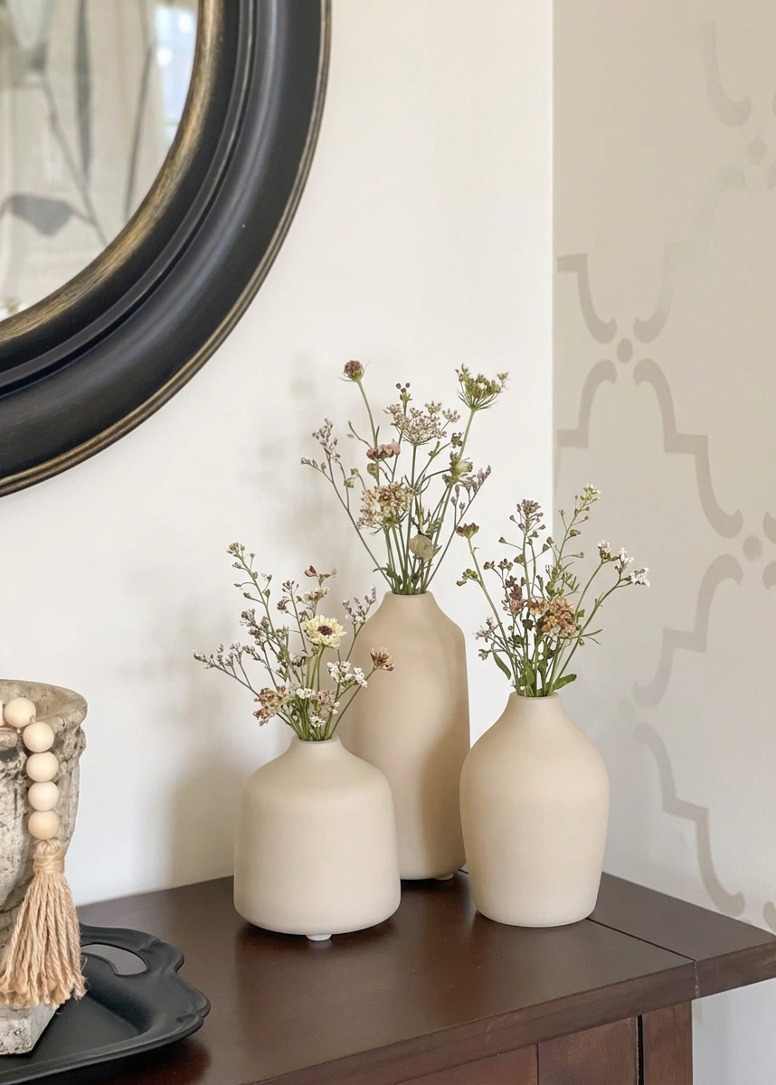 Elma Glass Vase - (Set of 3)