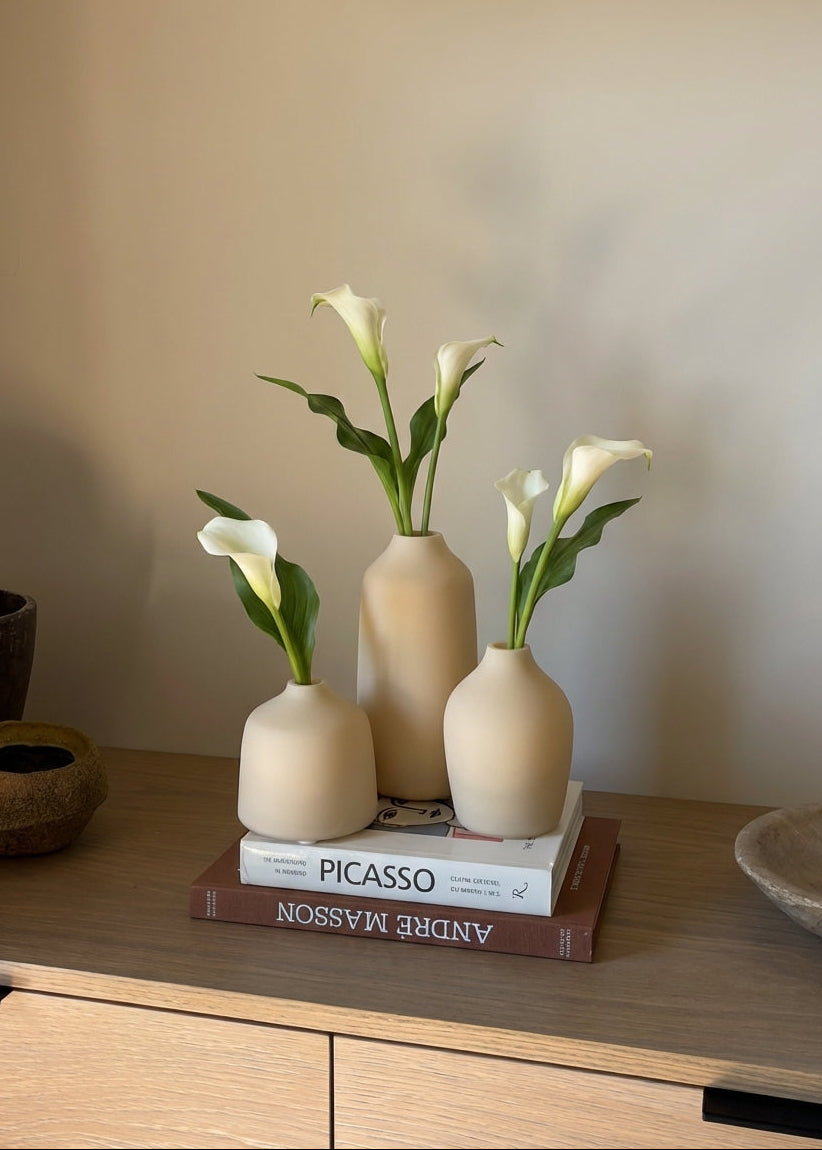 Elma Glass Vase - (Set of 3)