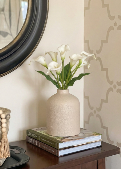 Nori Bloom Vase - Beige
