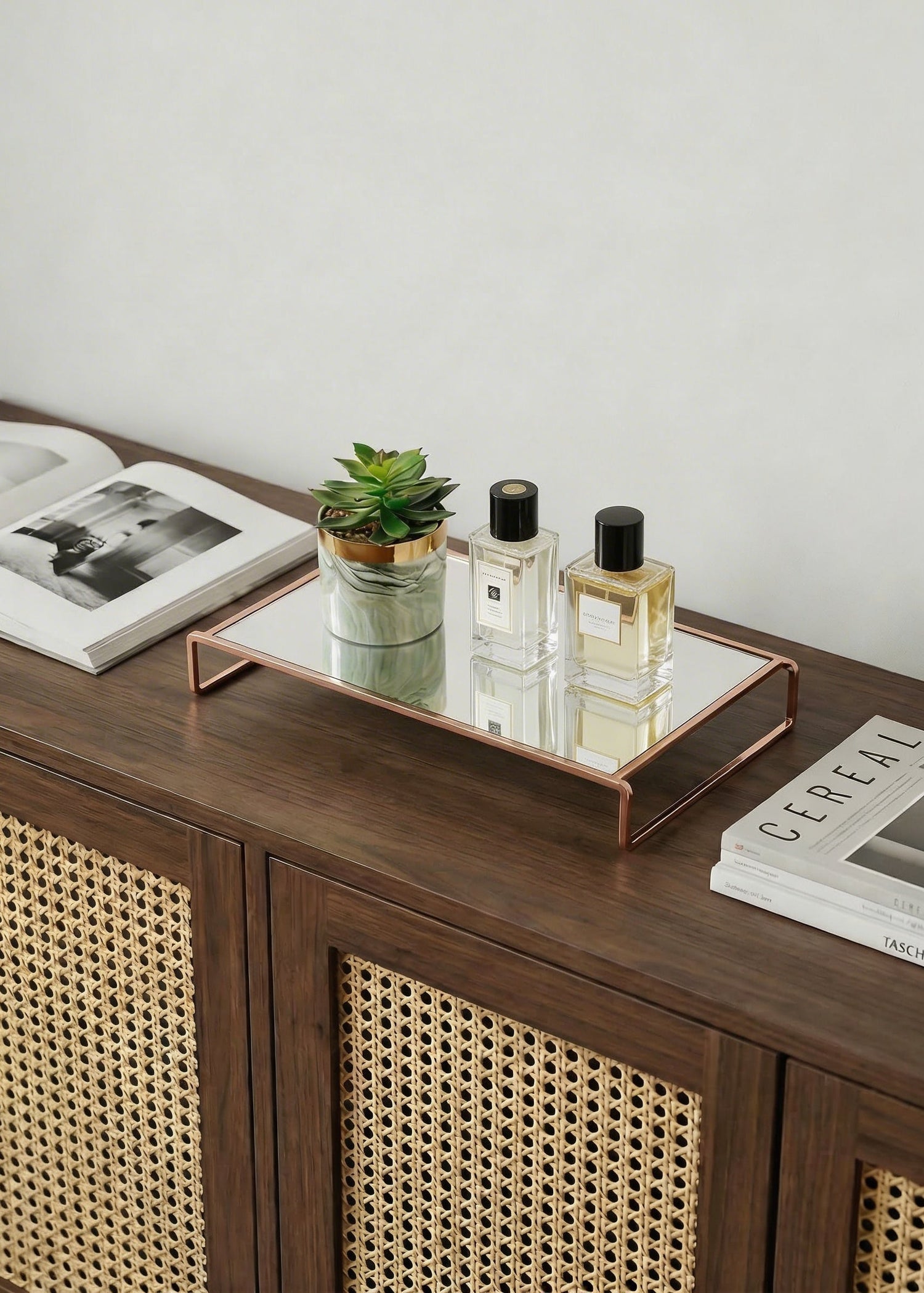 Milan Accessory Tray - Rose Gold