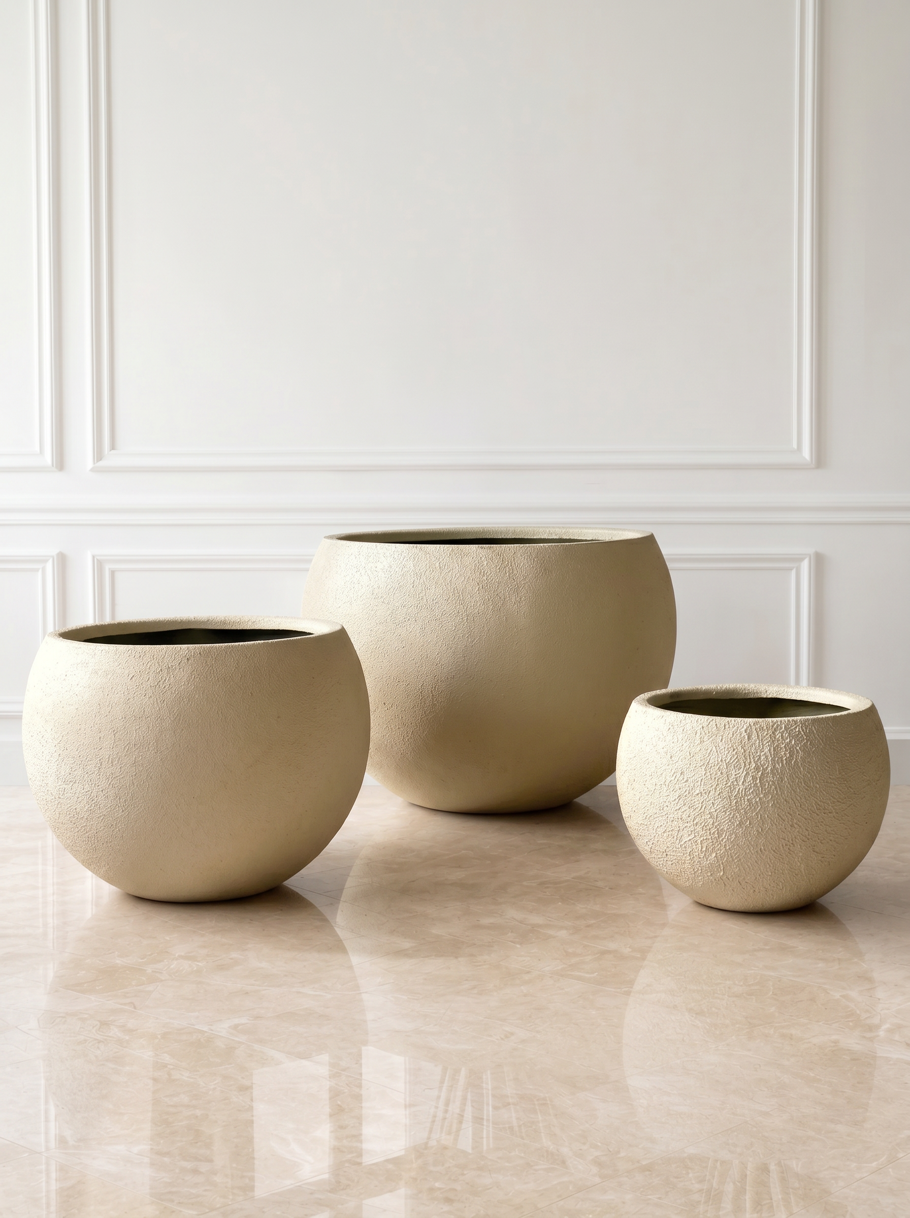 Lithos Planters - Beige