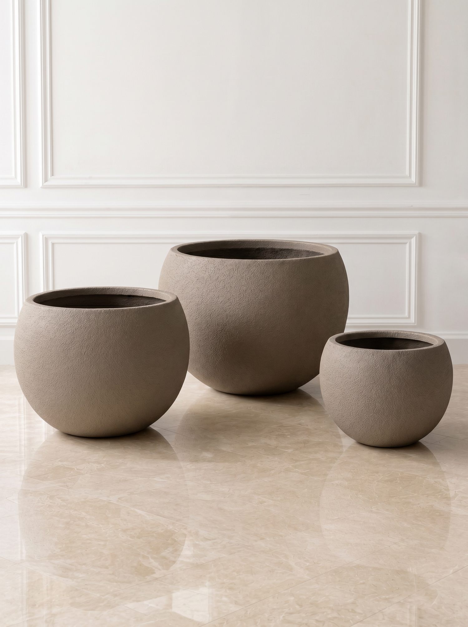 Lithos Planters - Mud Brown