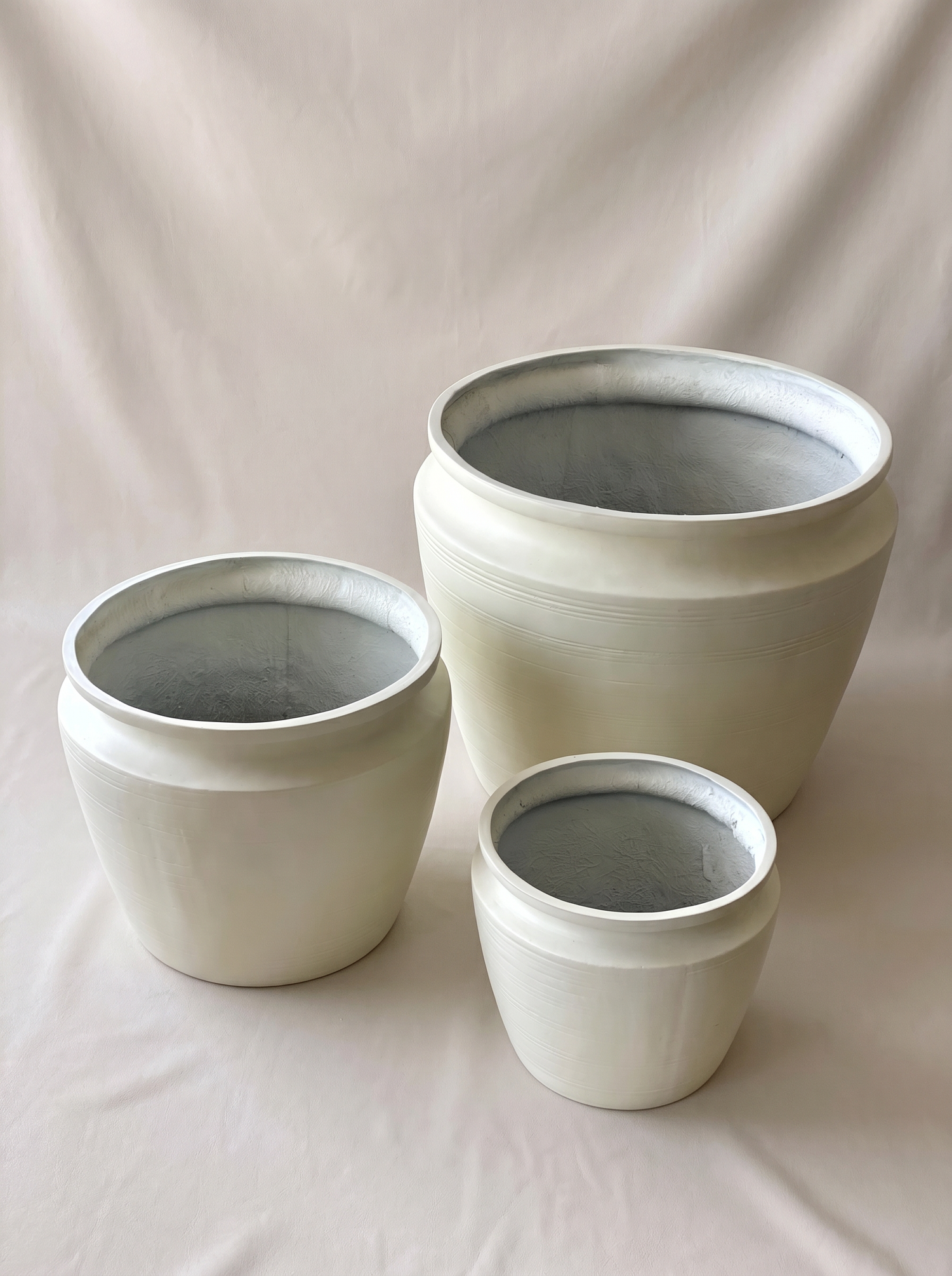 Morrow Planters - Ivory