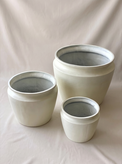 Morrow Planters - Ivory