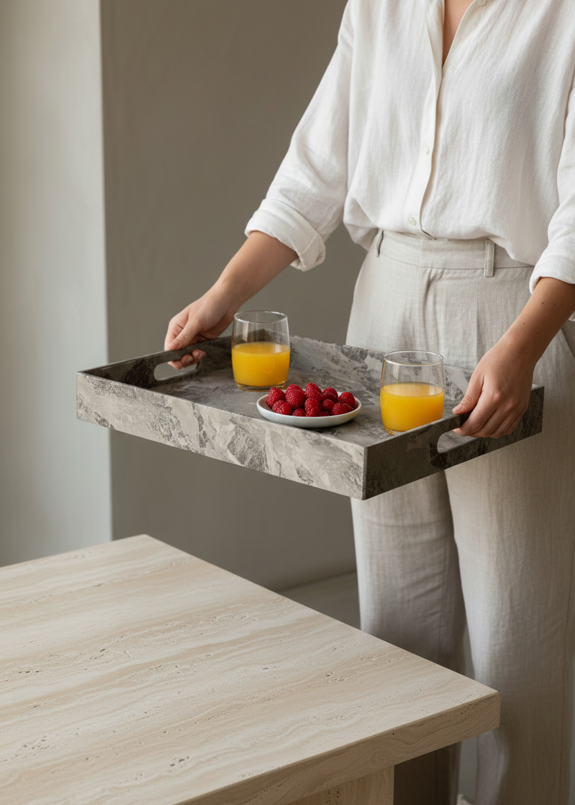 Indo Mocha Serving Tray