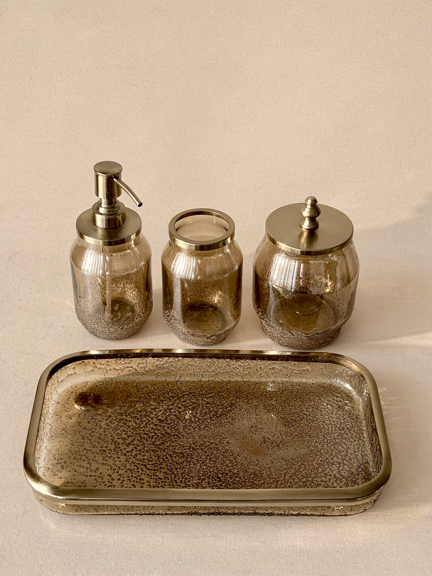 Imperium Gold Bath set - (Set of 4)