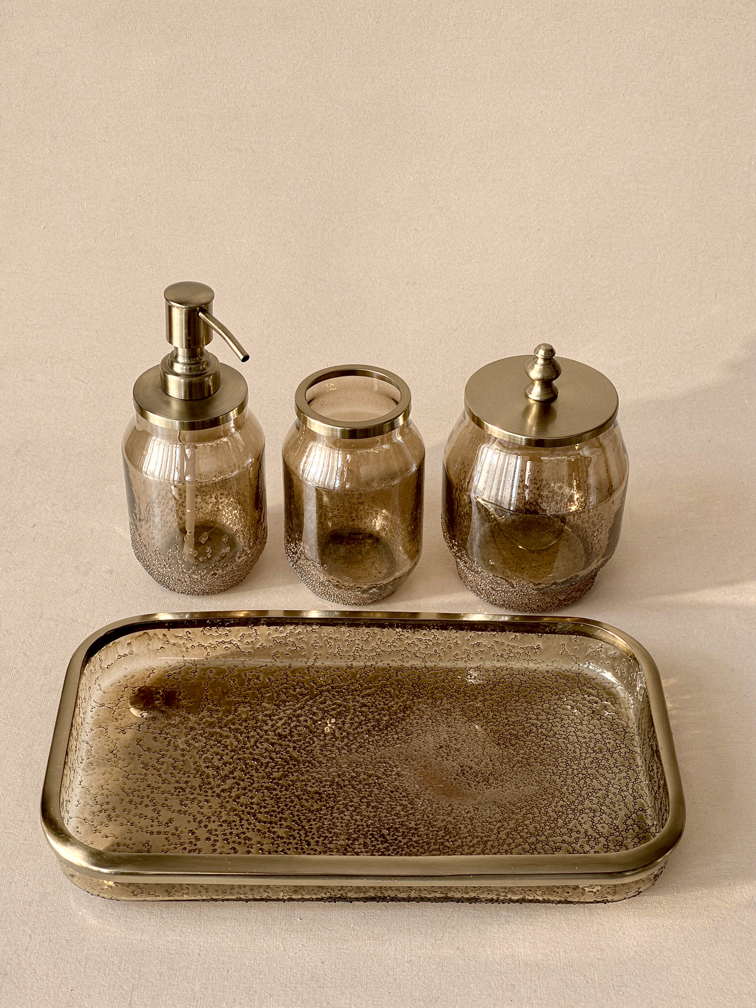 Imperium Gold Bath set - (Set of 4)