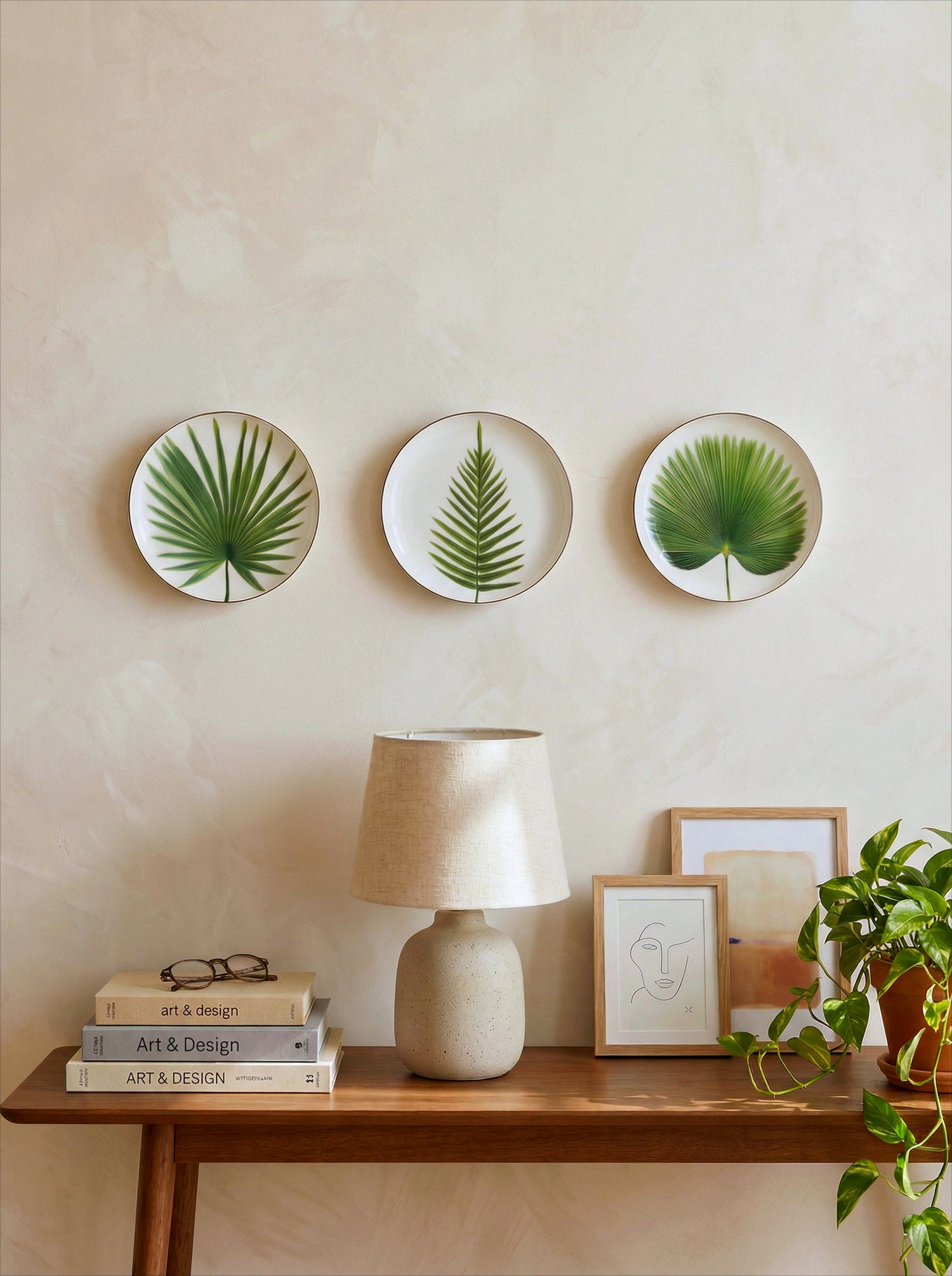 Botanic Wall Plates (Set of 3)