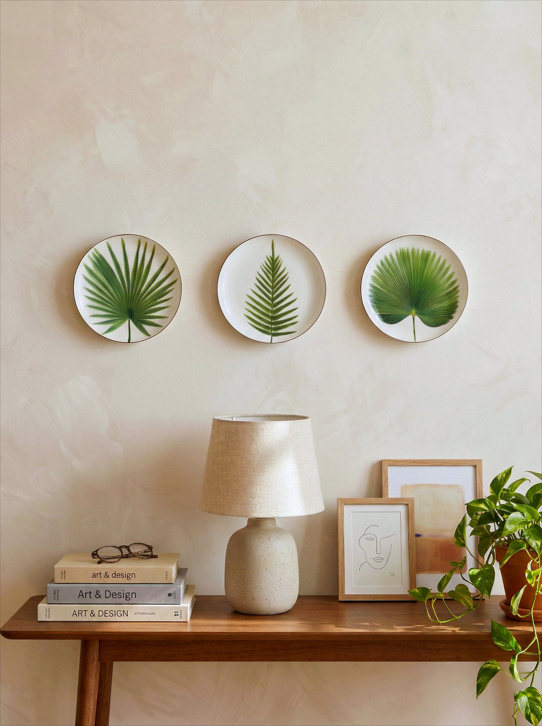 Botanic Wall Plates (Set of 3)